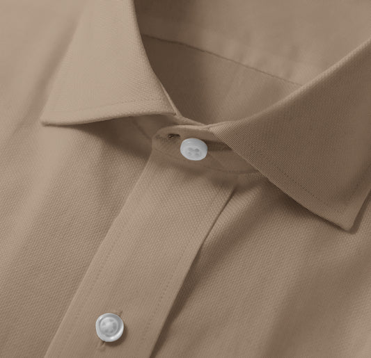 Camel Brown Linen Shirt