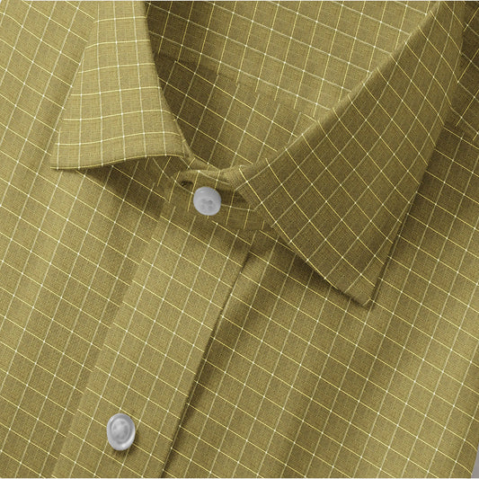 Mustard Heritage Check Shirt