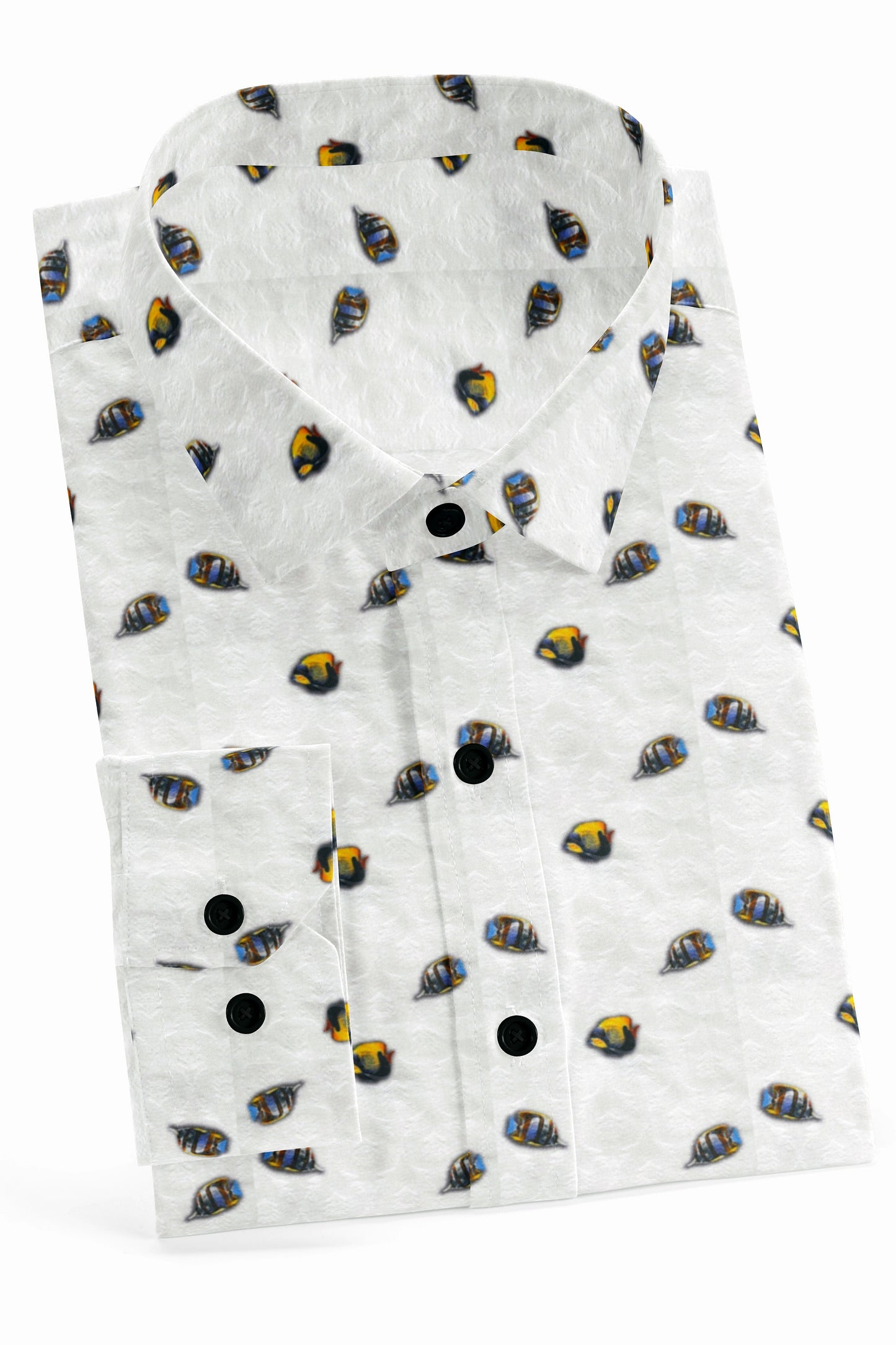 White Jacquard Nemo Print